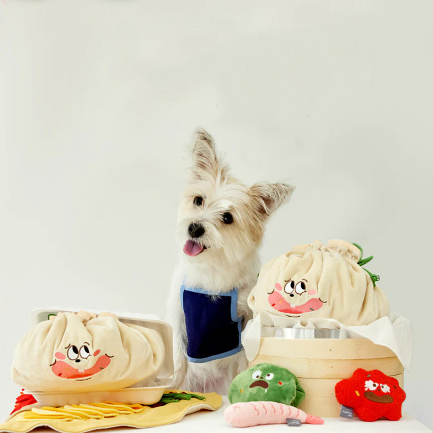 Dumpling Sniffing Dog Toy Set
