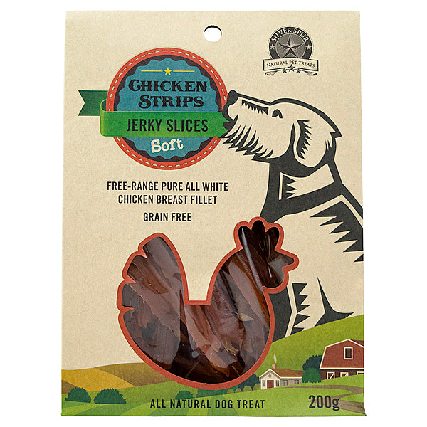 Silver Spur Natural Pet Treats Chicken Jerky Slices