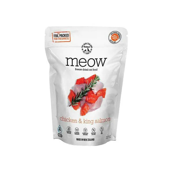 MEOW Freeze Dried Cat Food - Chicken & King Salmon