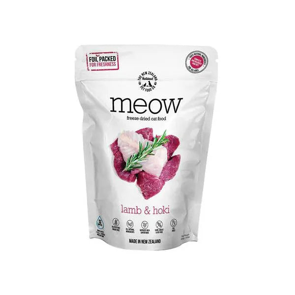 MEOW Freeze Dried Cat Food - Lamb & Hoki
