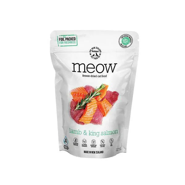 MEOW Freeze Dried Cat Food - Lamb & King Salmon